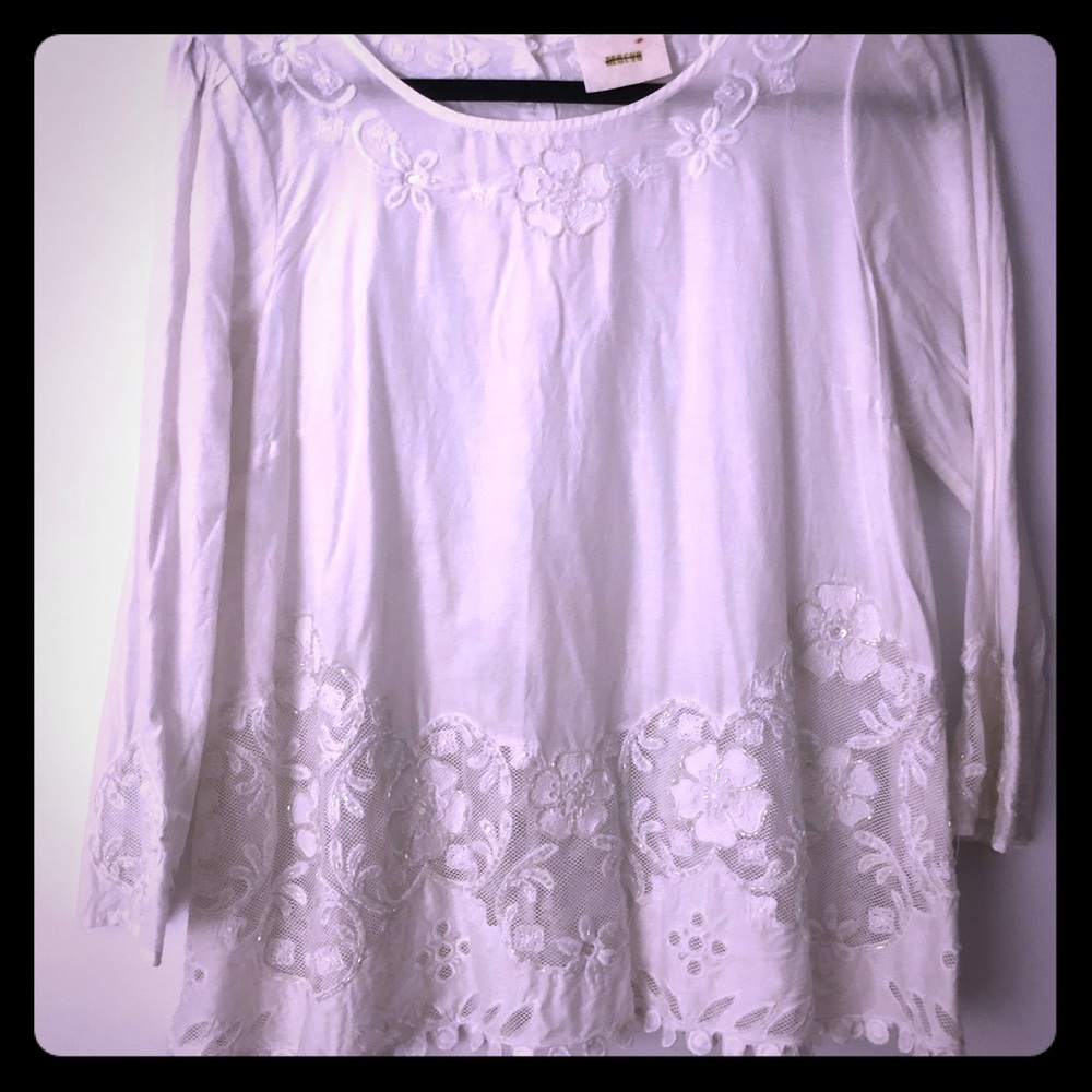 Maeve beautifully embroidered top